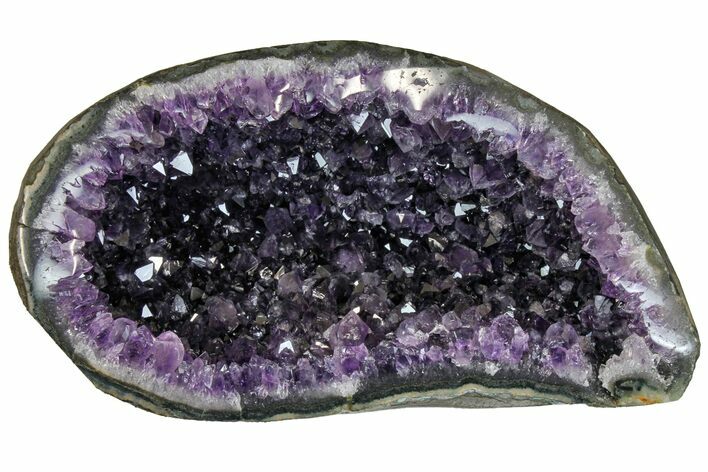 Sparkly, Dark Purple Amethyst Geode - Uruguay #151329